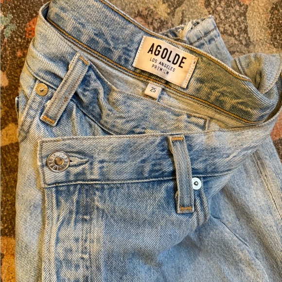 Agolde Criss-Cross Boyfriend Jeans - Picture 3 of 3